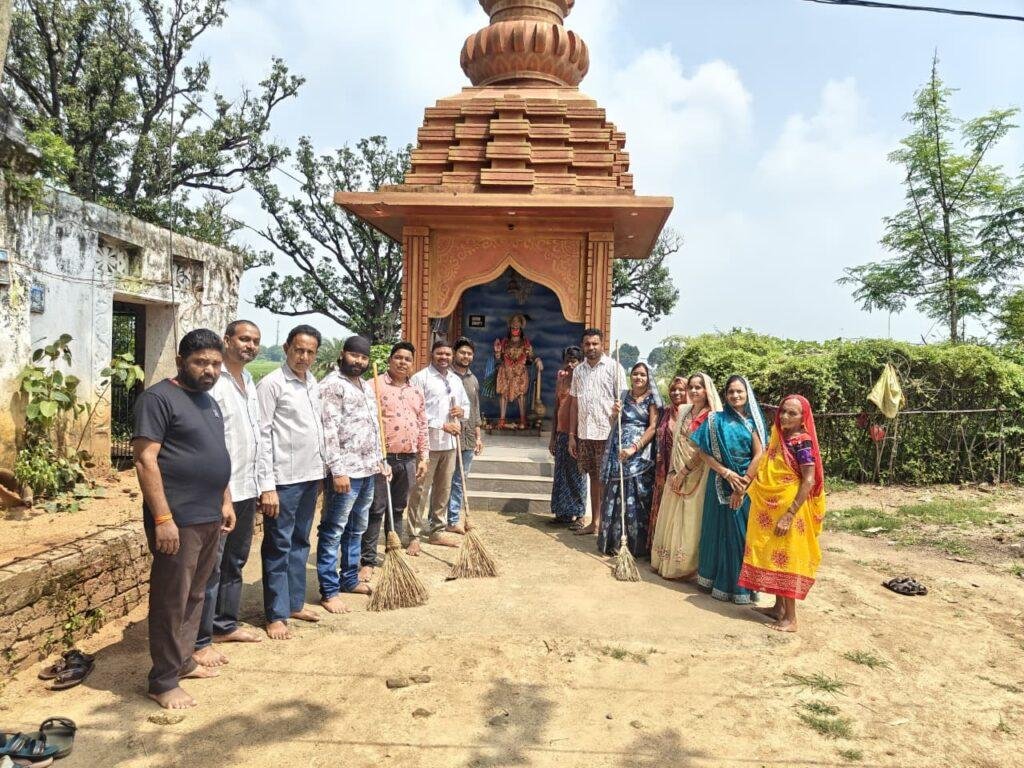 सेवा संकल्प अभियान के तहत रसोड़ा भालूपतेरा में स्वच्छता ही सेवा अभियान आयोजित